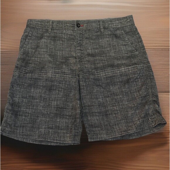O'Neill Hybrid Drawstring Chino Flat Front Shorts Gray Men’s Size 40 X 11 - Picture 1 of 12